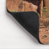 オーストラリアUluru Ayers Rockクローズアップ写真 マウスパッド (コーナー)