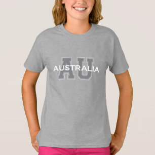 オーストラリインスパイアアグラフィックス大学T Tシャツ