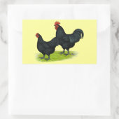 オーストラロップブラックチキン 長方形シール (バッグ)