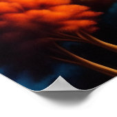 オーストリアお洒落ンカントリーサイドアートプリント ポスター (角)