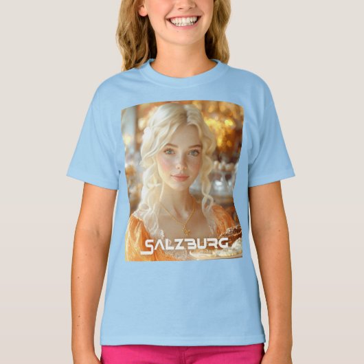 オーストリアからの愛、ザルツブルク Tシャツ (正面)
