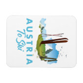 オーストリアからスキーまで。 マグネット (横)