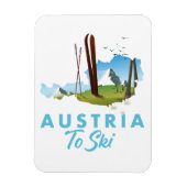 オーストリアからスキーまで。 マグネット (縦)