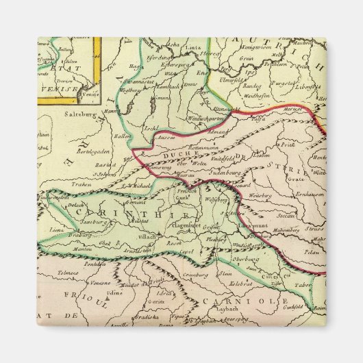 オーストリアとスロベニア マグネット (正面)