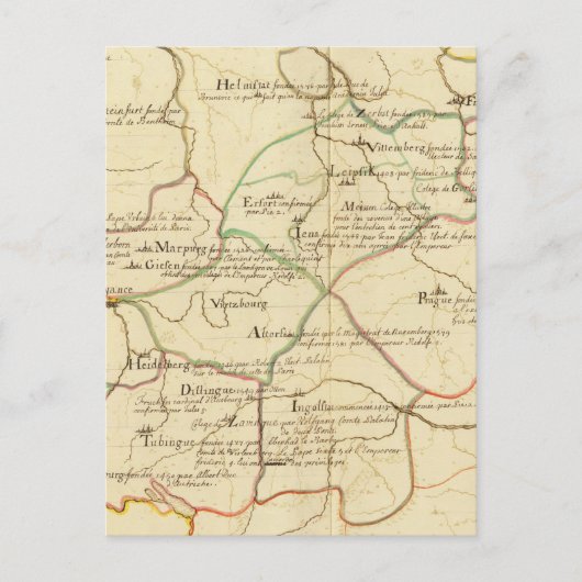 オーストリアとチェコの大学 ポストカード (正面)