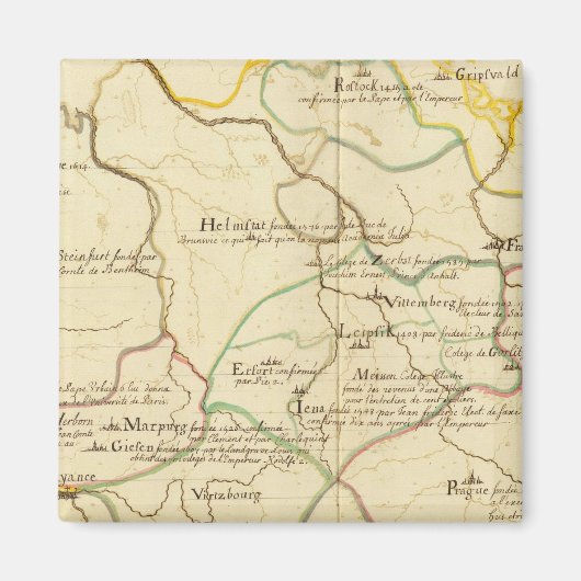 オーストリアとチェコの大学 マグネット (正面)