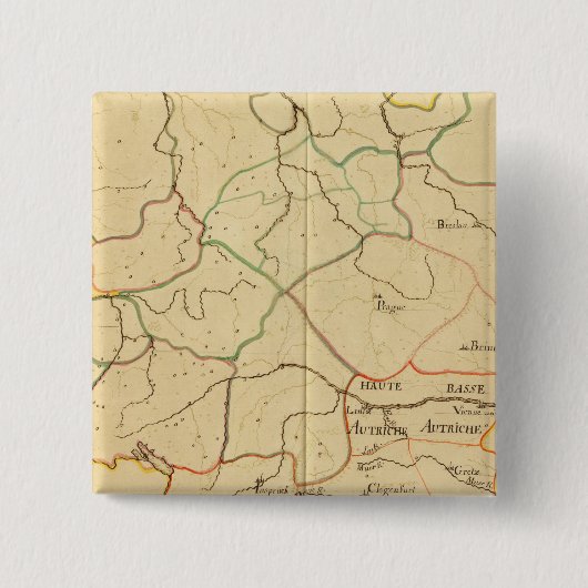 オーストリアとチェコ共和国3 缶バッジ (正面)