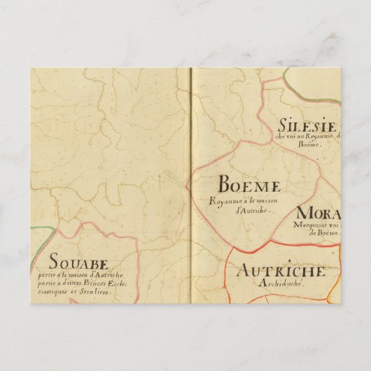 オーストリアとチェコ共和国 ポストカード (正面)