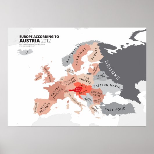 オーストリアによればヨーロッパ ポスター (正面)
