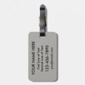 オーストリアのアメリカの絡み合ったハートラゲージタグ ラゲッジタグ (裏面縦)