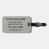 オーストリアのアメリカの絡み合ったハートラゲージタグ ラゲッジタグ (裏面横)