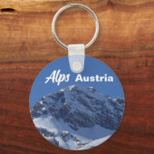 オーストリアのアルプス キーホルダー (正面)