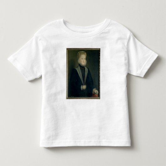 オーストリアのアン、スペインの女王 トドラーTシャツ (正面)