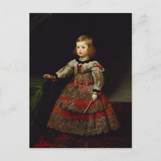 オーストリアのインファンタマリアマルガリータ ポストカード (正面)