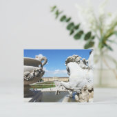 オーストリアのウィーンにあるシェーンブルン宮殿の景色。 ポストカード (スタンド正面)