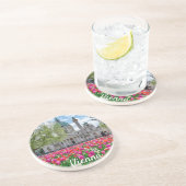 オーストリアのウィーンにある春の聖チャールズ教会 コースター (側面)