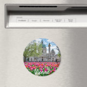 オーストリアのウィーンにある春の聖チャールズ教会 マグネット (インサイチュ (食洗機))