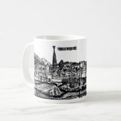オーストリアのウィーン首都 コーヒーマグカップ (正面左)