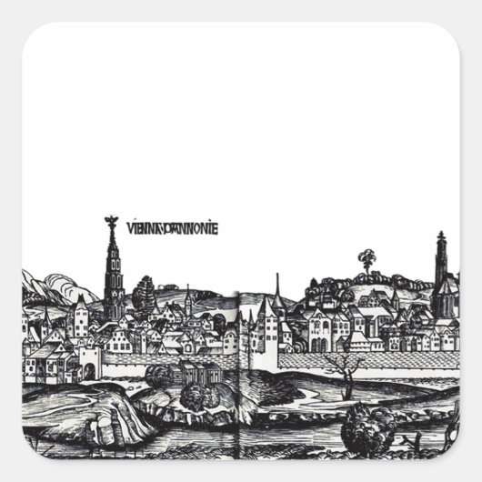 オーストリアのウィーン首都 スクエアシール (正面)