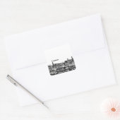 オーストリアのウィーン首都 スクエアシール (封筒)