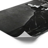 オーストリアのエリザベス皇后を犬と一緒に写真撮影 ポスター (角)