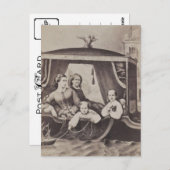 オーストリアのエリザベス皇后、ベネチアのシシ ポストカード (正面/裏面)