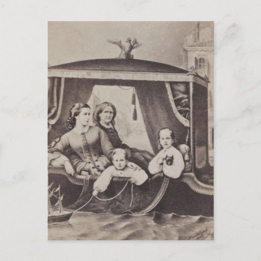 オーストリアのエリザベス皇后、ベネチアのシシ ポストカード (正面)