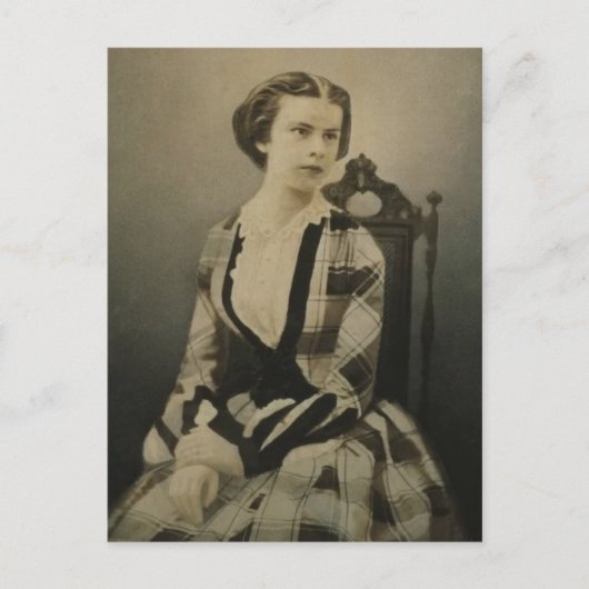 オーストリアのエリザベス皇后 – Sissi – 少女 ポストカード (正面)