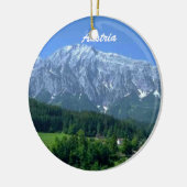 オーストリアのオーナメント セラミックオーナメント (左)