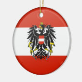 オーストリアのカスタムなクリスマスのオーナメント セラミックオーナメント (左)