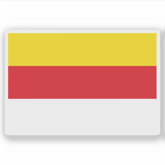 オーストリアのカリンシア州国旗 シール (正面)