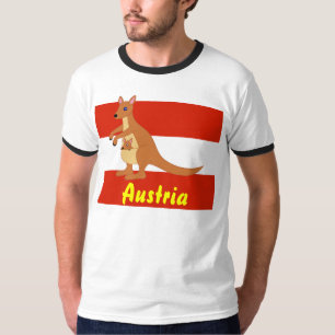 オーストリアのカンガルーの土地 Tシャツ