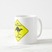 オーストリアのカンガルー無し コーヒーマグカップ (正面右)