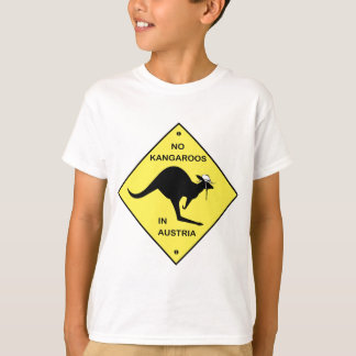 オーストリアのカンガルー無し! Tシャツ