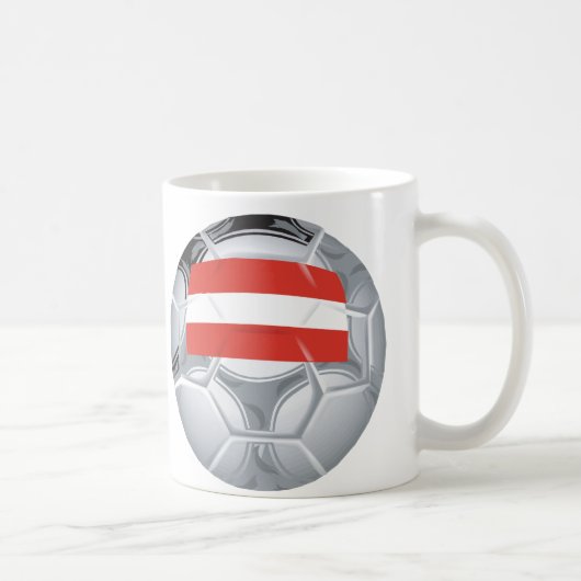 オーストリアのサッカー コーヒーマグカップ (右)