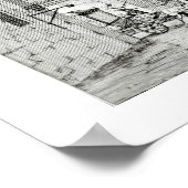 オーストリアのザルツブルグにあるノートルダム教会 ポスター (角)