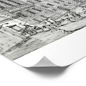 オーストリアのザルツブルグにあるノートルダム教会 ポスター (角)