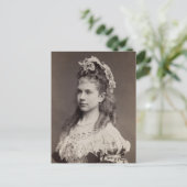 オーストリアのジゼラ大公爵夫人、娘シシ ポストカード (スタンド正面)