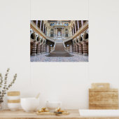 オーストリアのジャスティズパラスト階段 ポスター (キッチン)