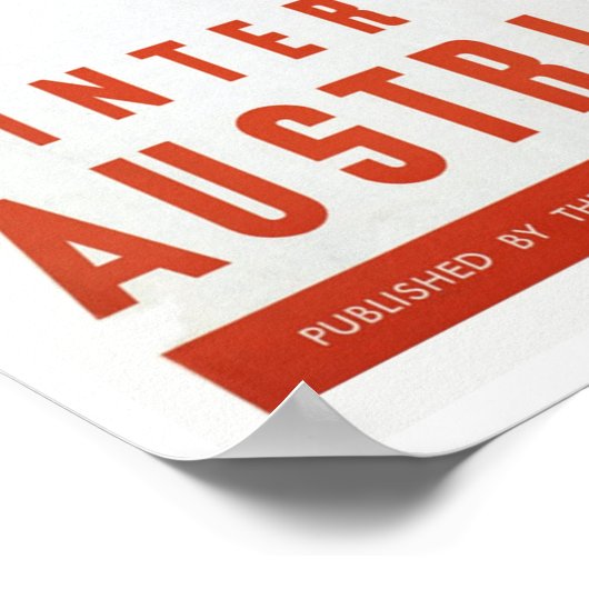 オーストリアのスキースポーツで冬を旅行 ポスター (角)