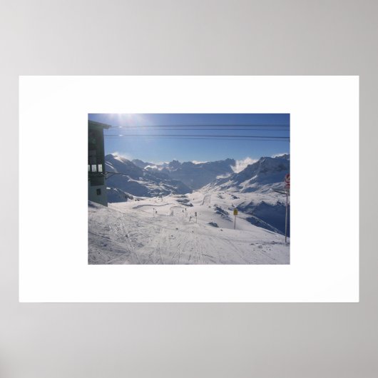 オーストリアのスキー ポスター (正面)
