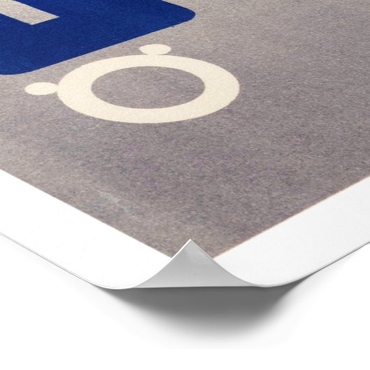 オーストリアのスティアーマークリンテージ旅行ポスター復元 ポスター (角)