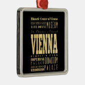 オーストリアのタイポグラフィの芸術のウィーン都市 メタルオーナメント (右)