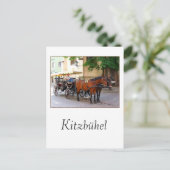 オーストリアのチロルのキツブヘル – 町の風景 ポストカード (スタンド正面)