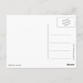 オーストリアのハルスタットにある木製の湖畔の家 ポストカード (裏面)