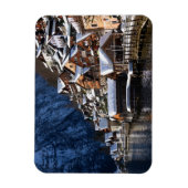 オーストリアのハルスタットにある木製の湖畔の家 マグネット (縦)