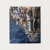 オーストリアのハルスタットにある木製の湖畔住宅 タペストリー (正面)