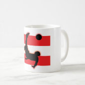 オーストリアのバイシクルキック コーヒーマグカップ (正面右)