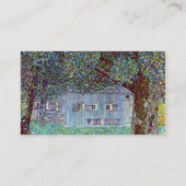 オーストリアのファームハウスbyクリムトビクトリアンファインアート 名刺 (裏面)