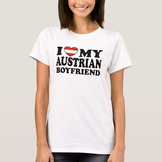 オーストリアのボーイフレンド Tシャツ (正面)